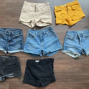 denim shorts